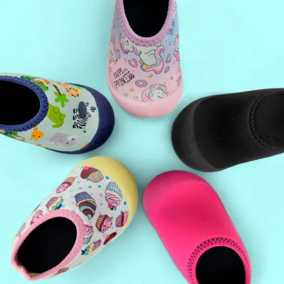 Sapameia Infantil Sapatinho Antiderrapante Calce Fácil Menina Menino Pink Preto Rosa Verde Azul Aranha Lolikids