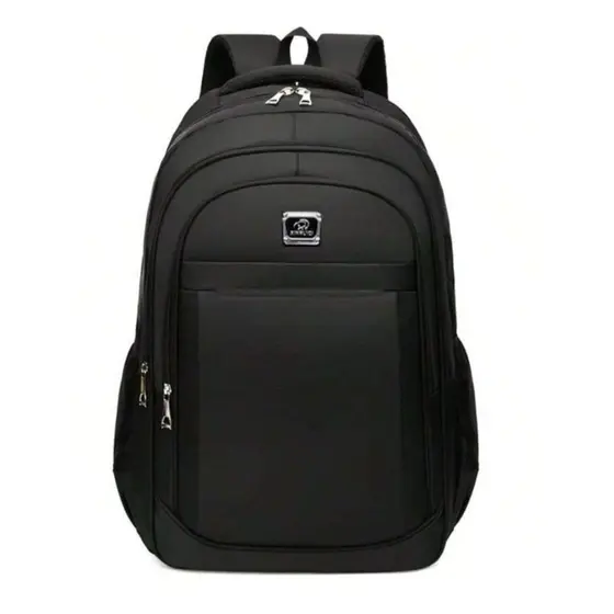 Mochila Bolsa Reforçada Notebook Trabalho Faculdade Coreana Masculina Feminina Preta
