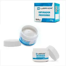 Massinha Curativo Para Tampa Furo no Dente Branca Seca Sozinha
