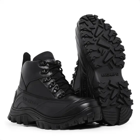 BOTA MILITAR CANO BAIXO LANÇAMENTO LUGHATO SEMI IMPERMEÁVEL