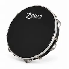 Pandeiro Profissional Abs Preto 10 Polegadas Pele Preta Samba Pagode Percussão Instrumentos Musical