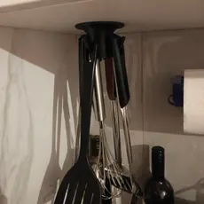 Organizador Giratório 360º Multiuso - Suporte para Temperos, Cosméticos e Cozinha (Branco/Preto)