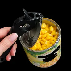 Abridor de Latas Prático com Alavanca para Abrir Latas Sem Esforço e Sem Cortar a Unha