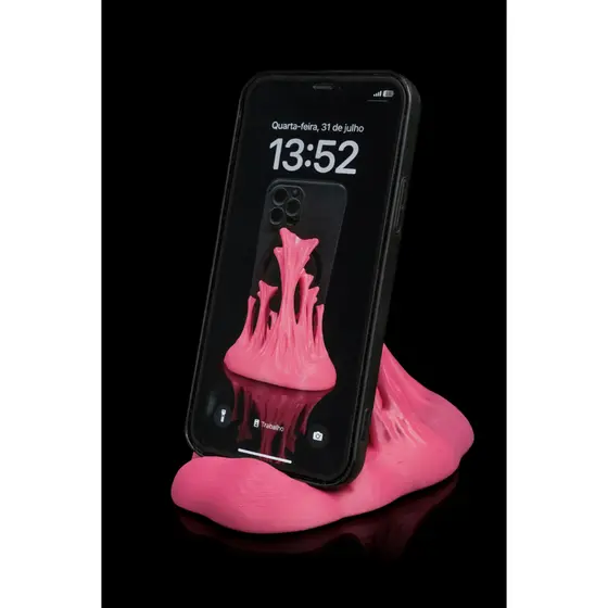 Suporte Celular Sticky Slim - Estilo Goma Derretida Geek