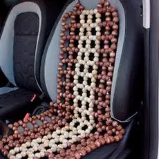 Encosto massageador bolinha madeira para banco de carros