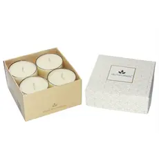 Vela Aromática Premium Morango Com Champanhe C/4 Mini Velas Velitah Brasil