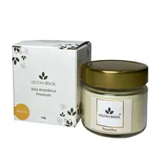Vela Aromática Premium Baunilha 140g 30h Velitah Brasil