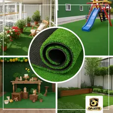 Grama Sintética Decorativa Artificial 12mm Decoração Jardim Pisos Festa Quintal