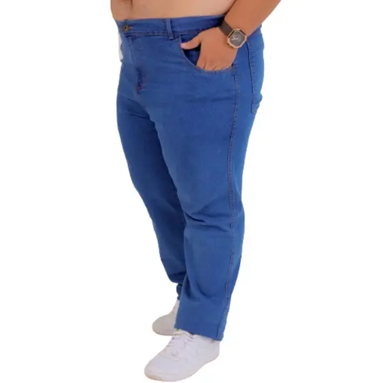 Calça Jeans Masculina Plus Size 48-64 Elastano