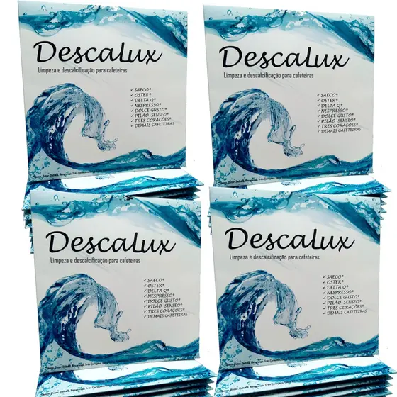 4X Descalcificante Descalux Nespresso Dolce Gusto Tres Corações Oster Descalux Limpeza Outras Cafeteiras Descalcificador