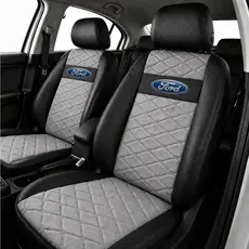 Capa 100% Couro 3d Banco Carro Ford Fiesta Ecosport Focus Del Rey Belina Ford Ka