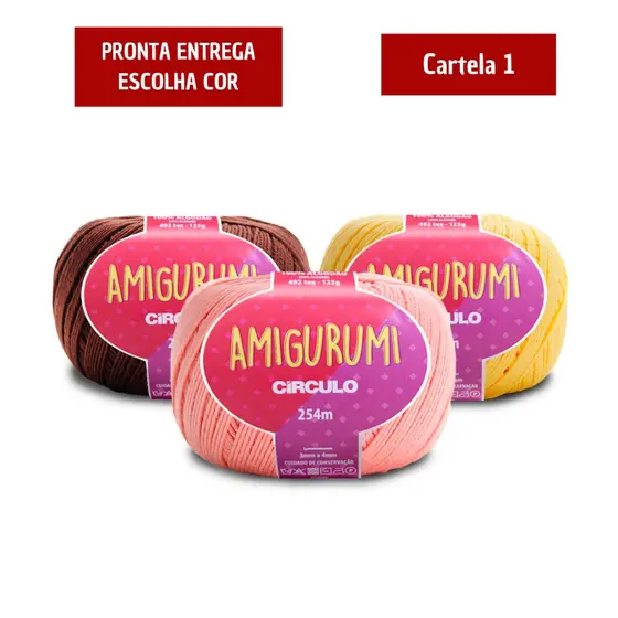 Fio Linha Amigurumi Círculo 254m 125g - PROMOÇÃO VÁRIAS CORES