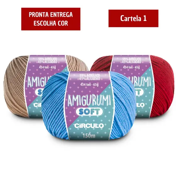 Fio Amigurumi Soft Círculo 150 Metros