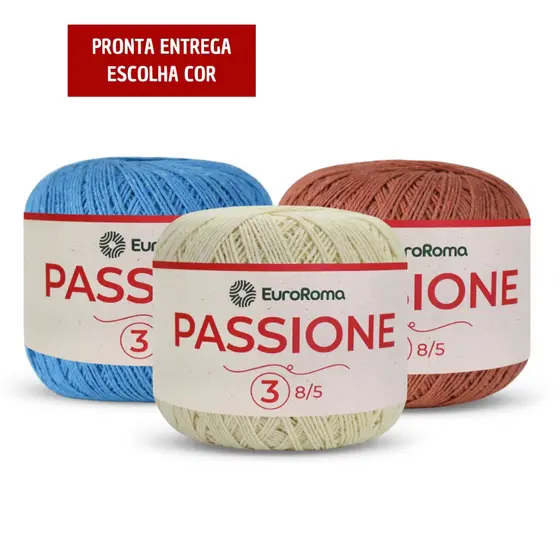 Linha EuroRoma Passione (mesma espessura da linha Charme) Nº3 150g e 400 metros