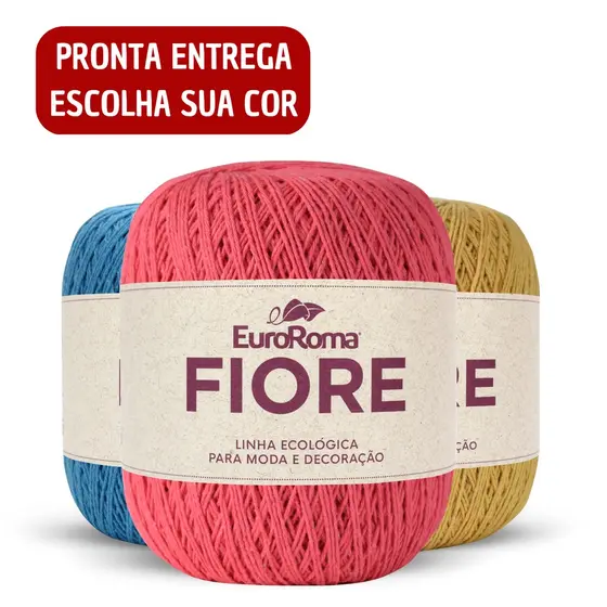 Linha Fiore da Euroroma (Mesma espessura Anne) n°2 - 500m - Crochê / Vestuário / Tricô / Amigurumi