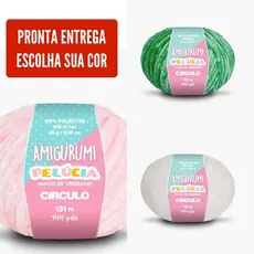 Linha Amigurumi PELUCIA 131mt Círculo - Pelúcia de Verdade
