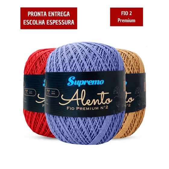 Linha Supremo Alento Premium Nr 2 500 metros (Mesma Espessura Fio Anne)