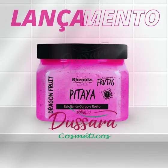 Esfoliante Para Corpo E Rosto - Pitaya - 300g - Rhenuks