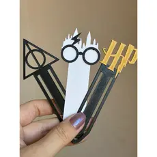Marca paginas Harry Potter/ Hogwarts Kit com 3 peças