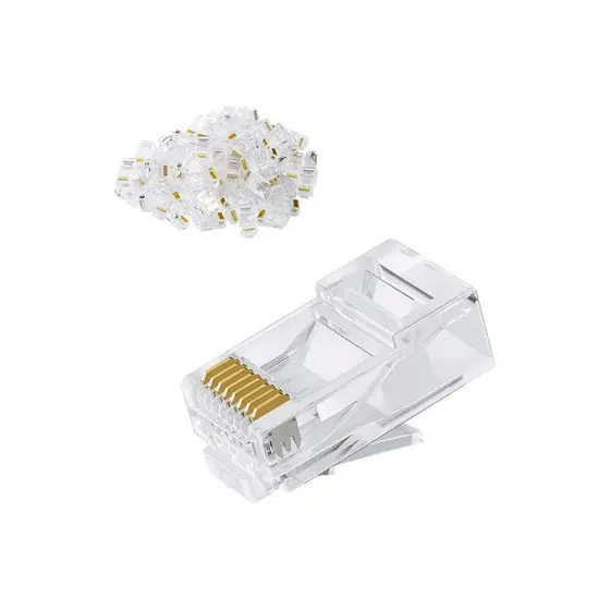 Conectores RJ45 cat5 Rede Internet Telecom 50 und