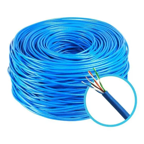 300 Metros Cabo Cftv Multicameras 8 Fios 4 Pares Alarme Segurança Eletrônica