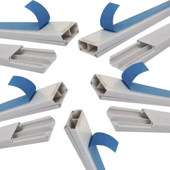 12 Metros Canaleta Sistema X Com Fita Adesiva 20x10x1000mm