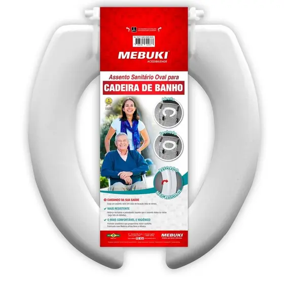 Assento Sanitário Para Cadeira De Banho Aberto