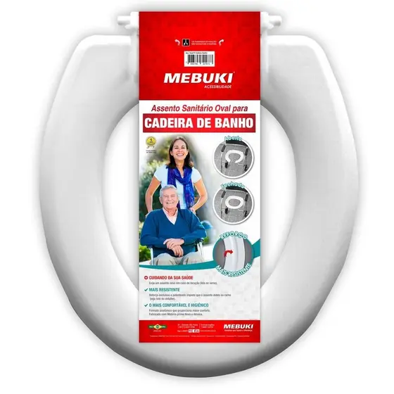 Assento Sanitário Para Cadeira De Banho Fechado