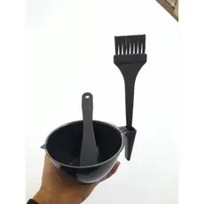 Kit para pintura de cabelo 1 tigela ,1 pincel de tintura e 1 espátula