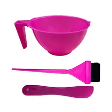 Kit tintura Cumbuca espátula e pincel