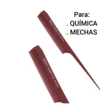 Pente profissional química mechas corte ,5by Delrin Beauty flash
