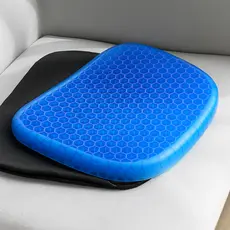 Almofada Assento De Gel De Silicone Ortopédico Com Capa Ovo Cadeira Bancos Egg Sitter