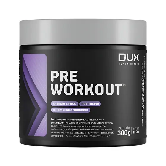 Pre Workout Original 300g Dux Human Health