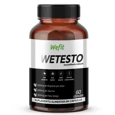 Wetesto Com Feno Grego Pote Com 60 Cápsulas Wefit