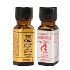 Rugól Óleo Desodorante Perfumado Wind Mystery Oil Almíscar Selvagem ou Patchouli 5ml - Escolha