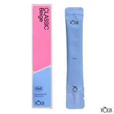 Sachê Refil Gel Base Classic Cover Nude Beige Clear Blanc 14g - Volia Alongamento Construtor Unhas Nails