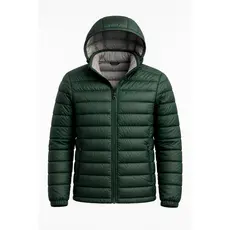 Jaqueta Masculina Impermeável Puffer Casaco Com Capuz