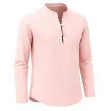 Bata Linho Masculino Gola Padre Bata Masculina Africana Branca Bata Masculina Boho Chic