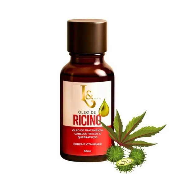 Óleo de Ricino 60ml L&Beauty - Nutrição Capilar