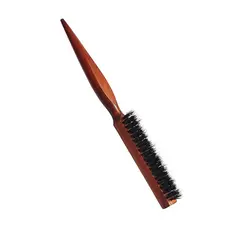 Escova De Cabelo De 3 Fileiras Maciça-Para Provocação De Cabeça De Óleo , Preparação De Barba E Limpeza No Pe
