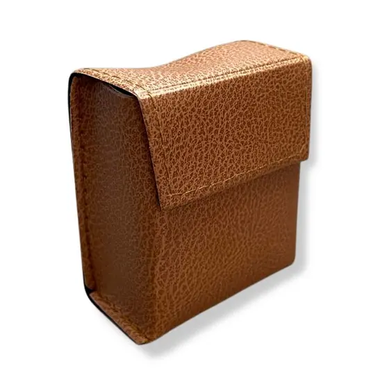 Porta Oculos Marrom Case Estojo Óculos Leitura Multi Uso
