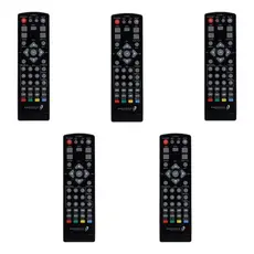 Kit De 5 Controle Remoto Ekotech Para Conversor Tv Digital