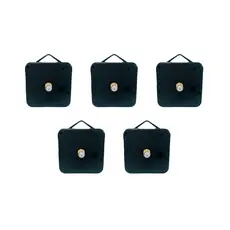 Kit De 05 Máquina P/montar Relógio De Parede Preto - Preto - Preto