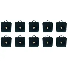Kit De 10 Máquina P/montar Relógio De Parede Preto - Preto - Preto