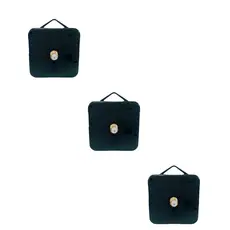 Kit De 03 Máquina P/montar Relógio De Parede Preto - Preto - Preto