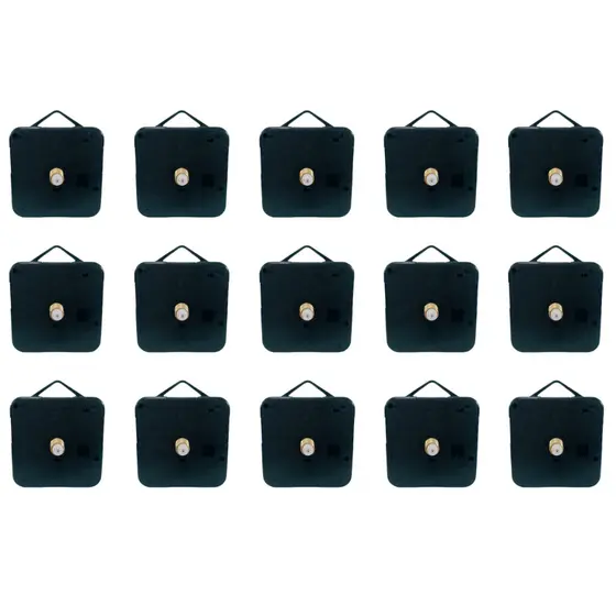 Kit De 50 Máquina P/montar Relógio De Parede Preto - Preto - Preto