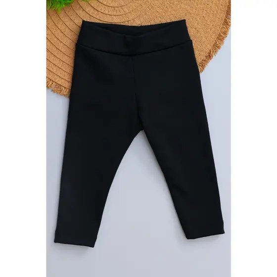 Legging Infantil Peluciada Preta