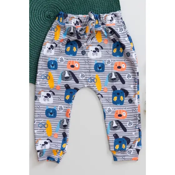 Calça saruel Infantil Estampa Cachorrinho