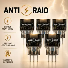 Tomada Protetor Elétrico Dps Anti Raio Surtos Embrastec 10A Bivolt Pocket 127/220v Eletrônicos