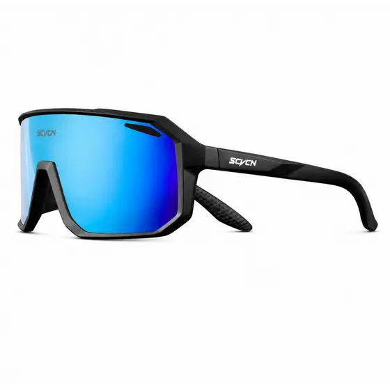 Óculos Ciclismo Esporte Caminhada Corrida Vôlei Pesca UV400 Leve Resistente Confortável Marca SCVCN Cor Azul ou Vermelho